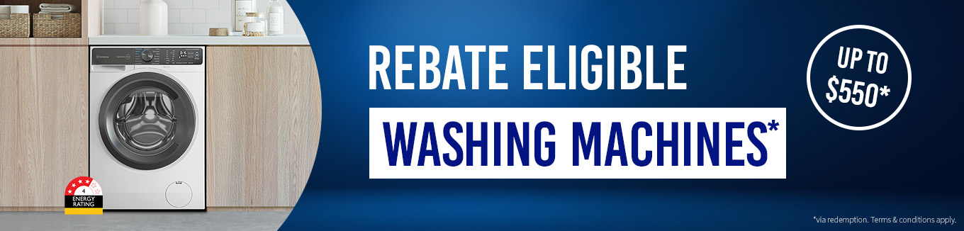 Claim the Washing Machine QLD Rebate up to $550 - desktop